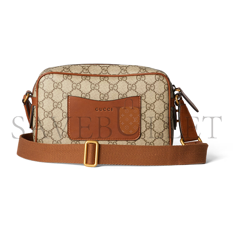 GUCCI GG EMBLEM EMBOSSED SUPER MINI BAG 821216 (22*14*6cm)